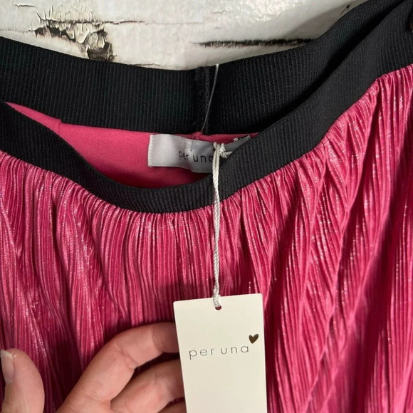 Per una pink  sparkly skirt midi NWT - Picture 4 of 8